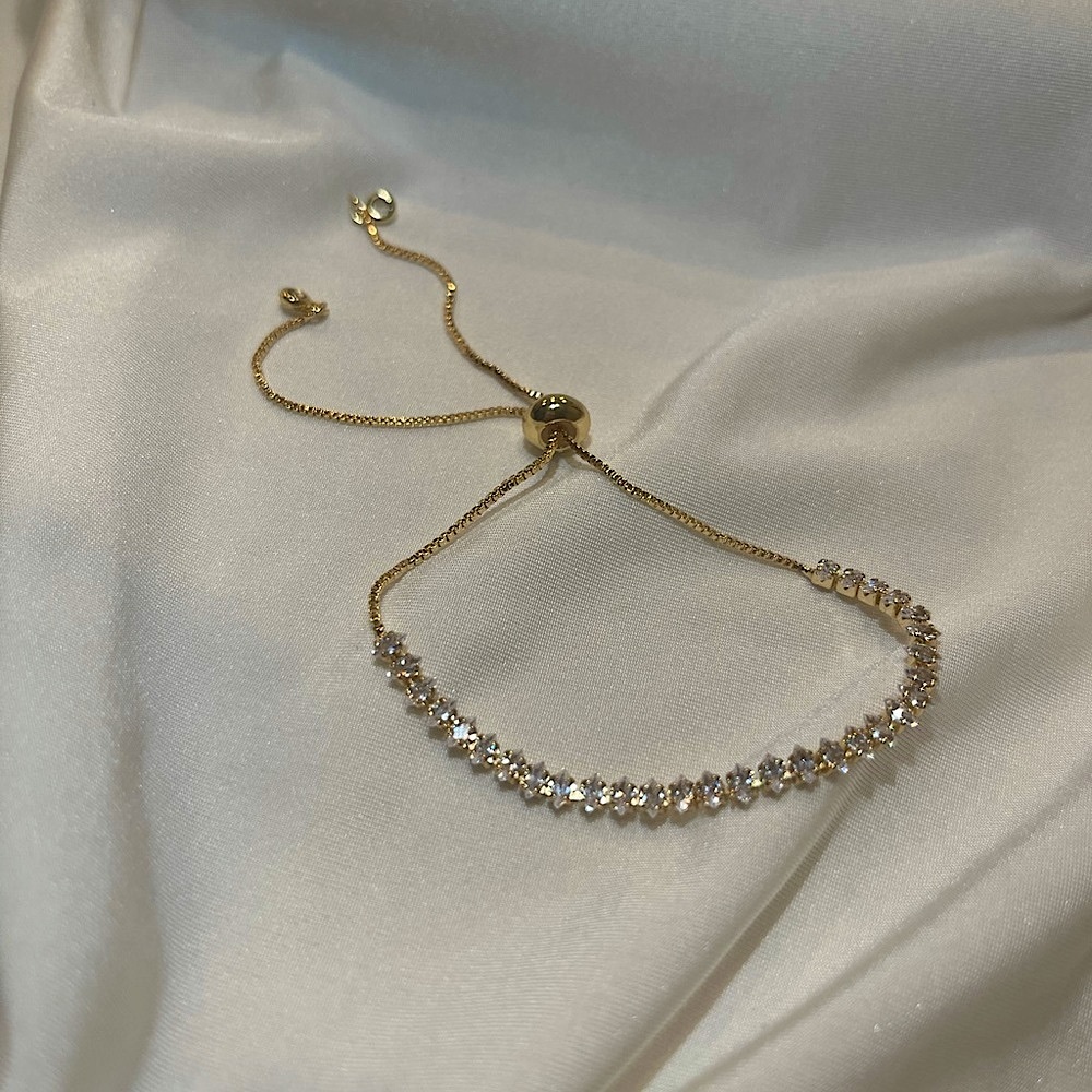 Handmade Gold Plated Adjustable Bracelet